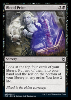 Blood Price : ZENDIKAR RISING 093/280 - Magic the Gathering Single Card