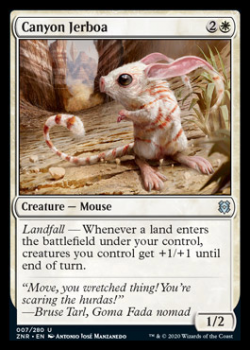 Canyon Jerboa : ZENDIKAR RISING 007/280 - Magic the Gathering Single Card