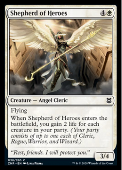Shepherd of Heroes : ZENDIKAR RISING 038/280 - Magic the Gathering Single Card