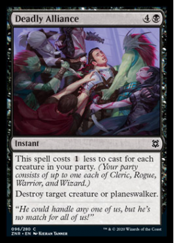 Deadly Alliance : ZENDIKAR RISING 096/280 - Magic the Gathering Single Card