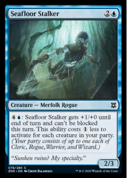 Seafloor Stalker (FOIL) : ZENDIKAR RISING 078/280 - Magic the Gathering Single Card