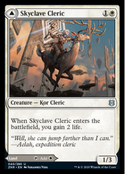 Skyclave Cleric / Skyclave Basilica : ZENDIKAR RISING 040/280 - Magic the Gathering Single Card