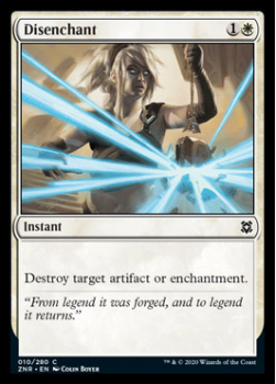 Disenchant : ZENDIKAR RISING 010/280 - Magic the Gathering Single Card