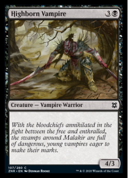 Highborn Vampire : ZENDIKAR RISING 107/280 - Magic the Gathering Single Card