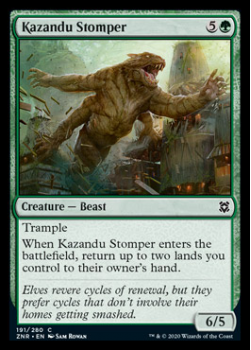 Kazandu Stomper : ZENDIKAR RISING 191/280 - Magic the Gathering Single Card