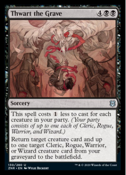 Thwart the Grave : ZENDIKAR RISING 130/280 - Magic the Gathering Single Card