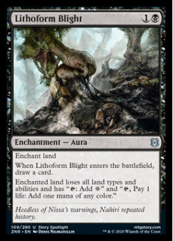 Lithoform Blight (FOIL) : ZENDIKAR RISING 109/280 - Magic the Gathering Single Card