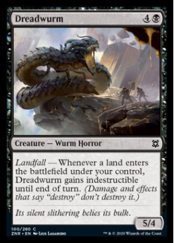 Dreadwurm : ZENDIKAR RISING 100/280 - Magic the Gathering Single Card