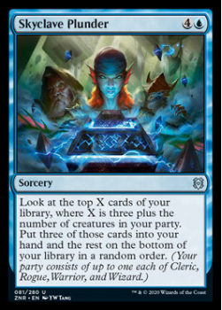 Skyclave Plunder (FOIL) : ZENDIKAR RISING 081/280 - Magic the Gathering Single Card