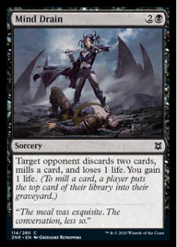 Mind Drain : ZENDIKAR RISING 114/280 - Magic the Gathering Single Card