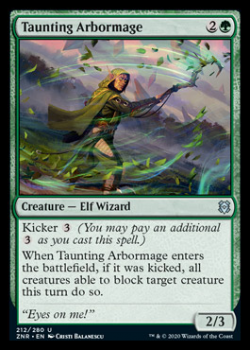 Taunting Arbormage : ZENDIKAR RISING 212/280 - Magic the Gathering Single Card