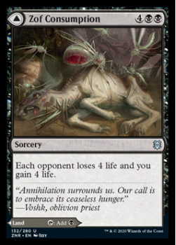 Zof Consumption / Zof Bloodbog : ZENDIKAR RISING 132/280 - Magic the Gathering Single Card