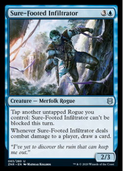 Sure-Footed Infiltrator : ZENDIKAR RISING 083/280 - Magic the Gathering Single Card