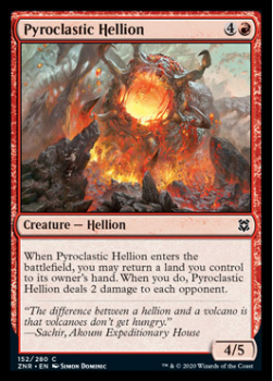 Pyroclastic Hellion : ZENDIKAR RISING 152/280 - Magic the Gathering Single Card