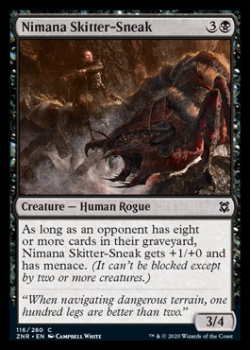 Nimana Skitter-Sneak : ZENDIKAR RISING 116/280 - Magic the Gathering Single Card