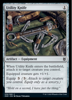 Utility Knife : ZENDIKAR RISING 256/280 - Magic the Gathering Single Card
