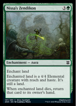 Nissa's Zendikon : ZENDIKAR RISING 197/280 - Magic the Gathering Single Card