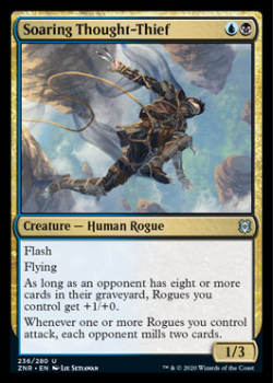 Soaring Thought-Thief (FOIL) : ZENDIKAR RISING 236/280 - Magic the Gathering Single Card