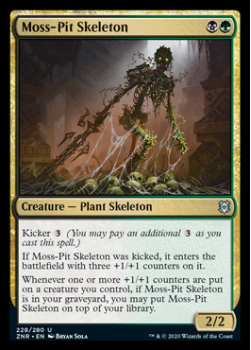Moss-Pit Skeleton : ZENDIKAR RISING 228/280 - Magic the Gathering Single Card
