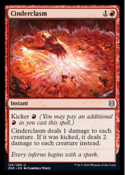 Cinderclasm : ZENDIKAR RISING 136/280 - Magic the Gathering Single Card