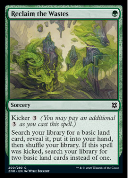 Reclaim the Wastes : ZENDIKAR RISING 200/280 - Magic the Gathering Single Card