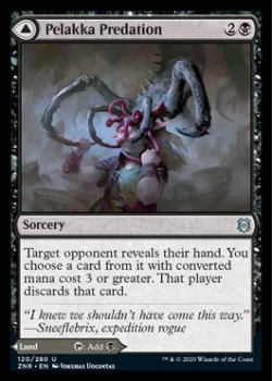 Pelakka Predation / Pelakka Caverns : ZENDIKAR RISING 120/280 - Magic the Gathering Single Card