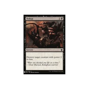 Defeat : MYSTERY BOOSTER 655 - Magic the Gathering Single Card