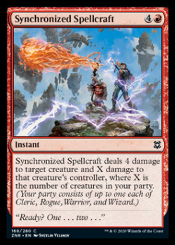 Synchronized Spellcraft : ZENDIKAR RISING 168/280 - Magic the Gathering Single Card