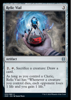 Relic Vial (FOIL) : ZENDIKAR RISING 250/280 - Magic the Gathering Single Card