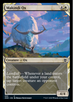 Makindi Ox (Showcase) (FOIL) : ZENDIKAR RISING 293 - Magic the Gathering Single Card