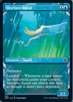 Skyclave Squid (Showcase) : ZENDIKAR RISING 296 - Magic the Gathering Single Card