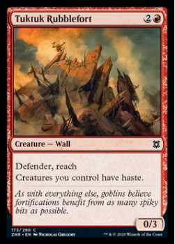 Tuktuk Rubblefort : ZENDIKAR RISING 173/280 - Magic the Gathering Single Card