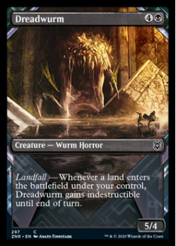Dreadwurm (Showcase) : ZENDIKAR RISING 297 - Magic the Gathering Single Card