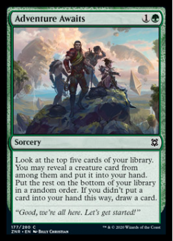 Adventure Awaits : ZENDIKAR RISING 177/280 - Magic the Gathering Single Card