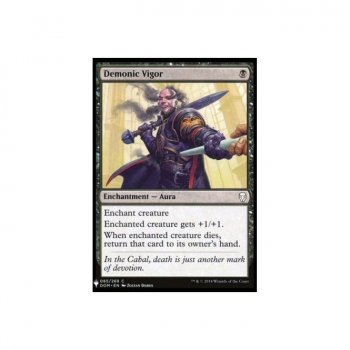 Demonic Vigor : MYSTERY BOOSTER 658 - Magic the Gathering Single Card