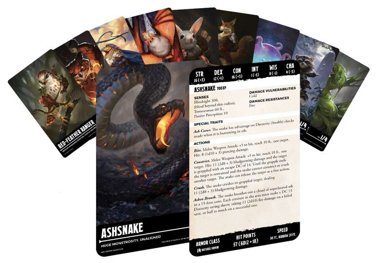 Rpg Programming Reference Card Humblewood RPG: Reference Cards | Chaos Cards