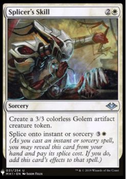 Splicer's Skill : THE LIST - Magic the Gathering Single Card