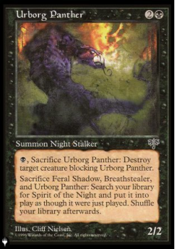Urborg Panther : THE LIST - Magic the Gathering Single Card