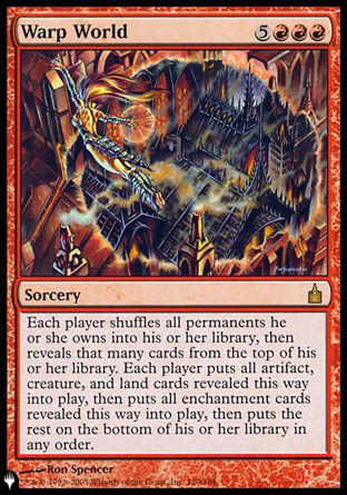 Warp World : THE LIST - Magic the Gathering Single Card Warp World : THE LIST - Magic the Gathering Single Card