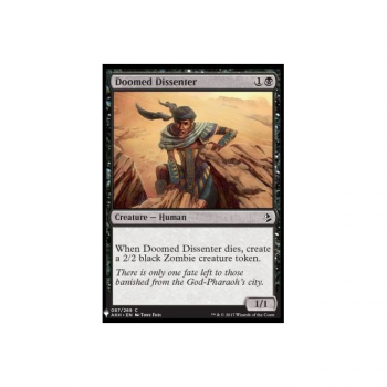 Doomed Dissenter : MYSTERY BOOSTER 667 - Magic the Gathering Single Card