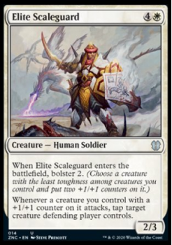 Elite Scaleguard : ZENDIKAR RISING - COMMANDER Commander Single Card - 014/142 - Magic the Gathering Single Card