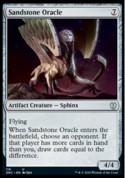 Sandstone Oracle : ZENDIKAR RISING - COMMANDER Commander Single Card - 116/142 - Magic the Gathering Single Card