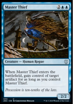 Master Thief : ZENDIKAR RISING - COMMANDER Commander Single Card - 030/142 - Magic the Gathering Single Card