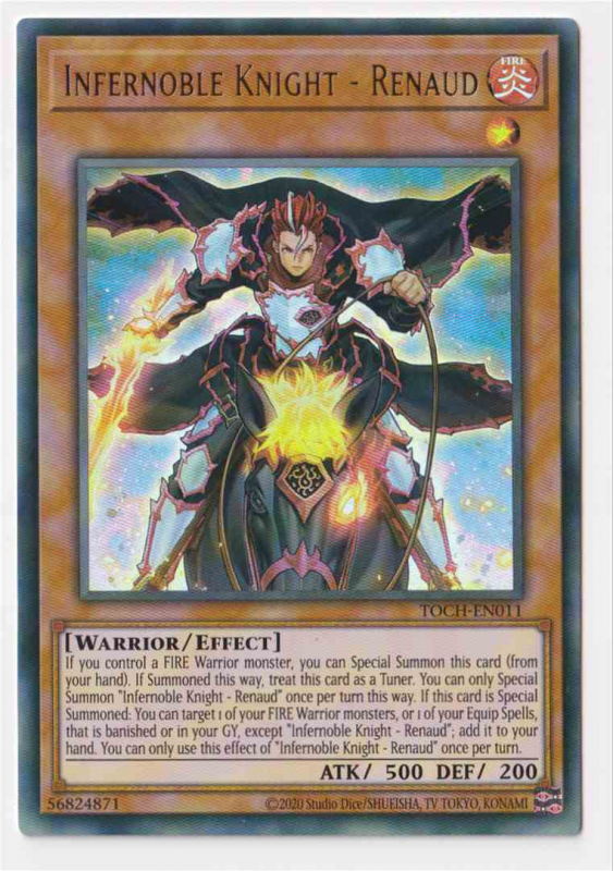 Thẻ Bài Yugioh Chính Hãng] Infernoble Knight - Renaud | Việt Nam