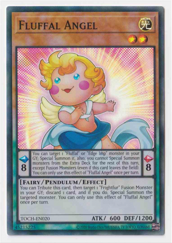 Fluffal Angel (Super Rare) : TOCH-EN020 - Yu-Gi-Oh! Single Card