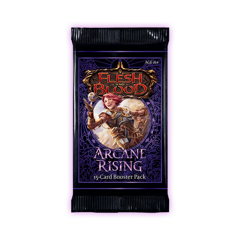Flesh Blood Tcg Arcane Rising Booster Pack 15 Cards