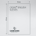 Gamegenic Matte Catan-sized Sleeves 56 x 82 mm (50 ct.) - Image 3