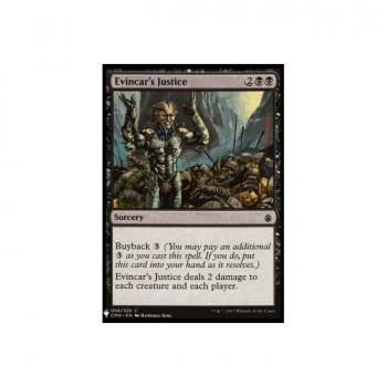 Evincar's Justice : MYSTERY BOOSTER 685 - Magic the Gathering Single Card