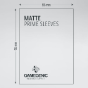 Gamegenic Matte Prime Standard Size Sleeves Lime (100 ct.) - Image 3