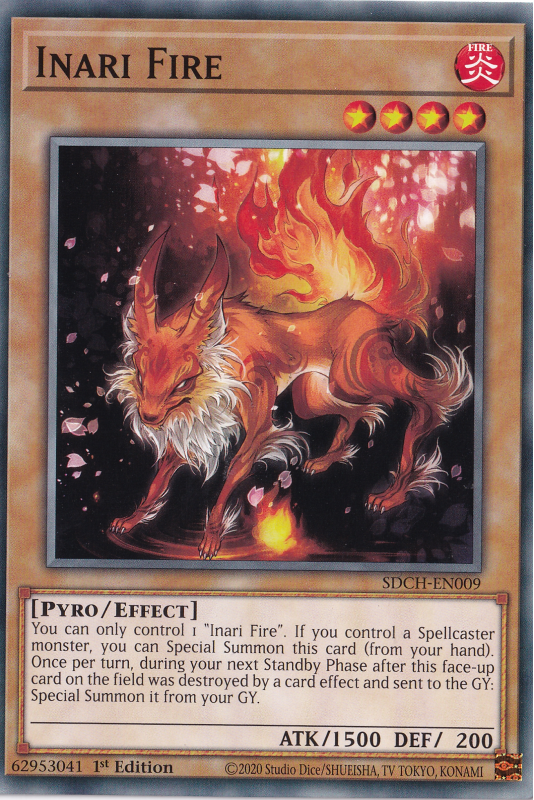 fox yugioh cards Fox Fire BP01-EN010 Starfoil Rare Near Mint 1st Edition YUGIOH CARD